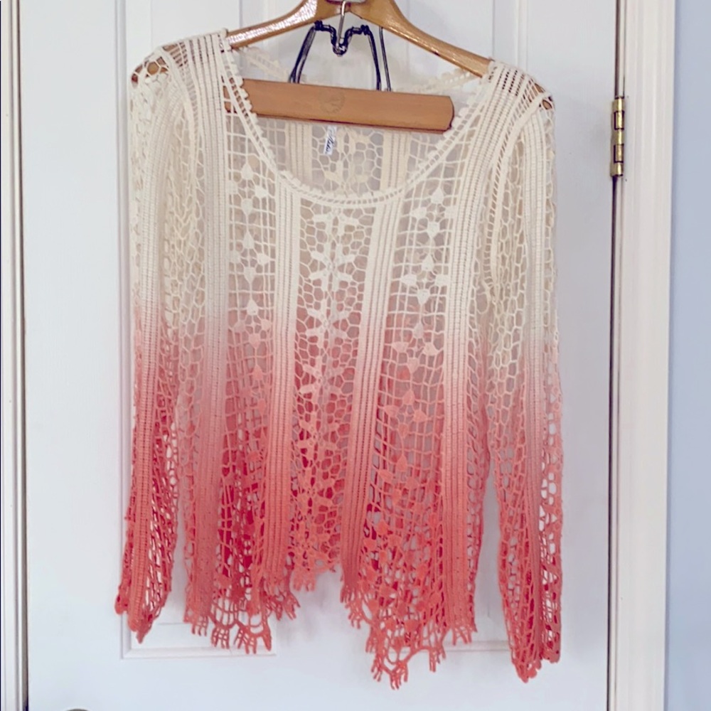 Adikto Crocheted Top Size Large Ombré